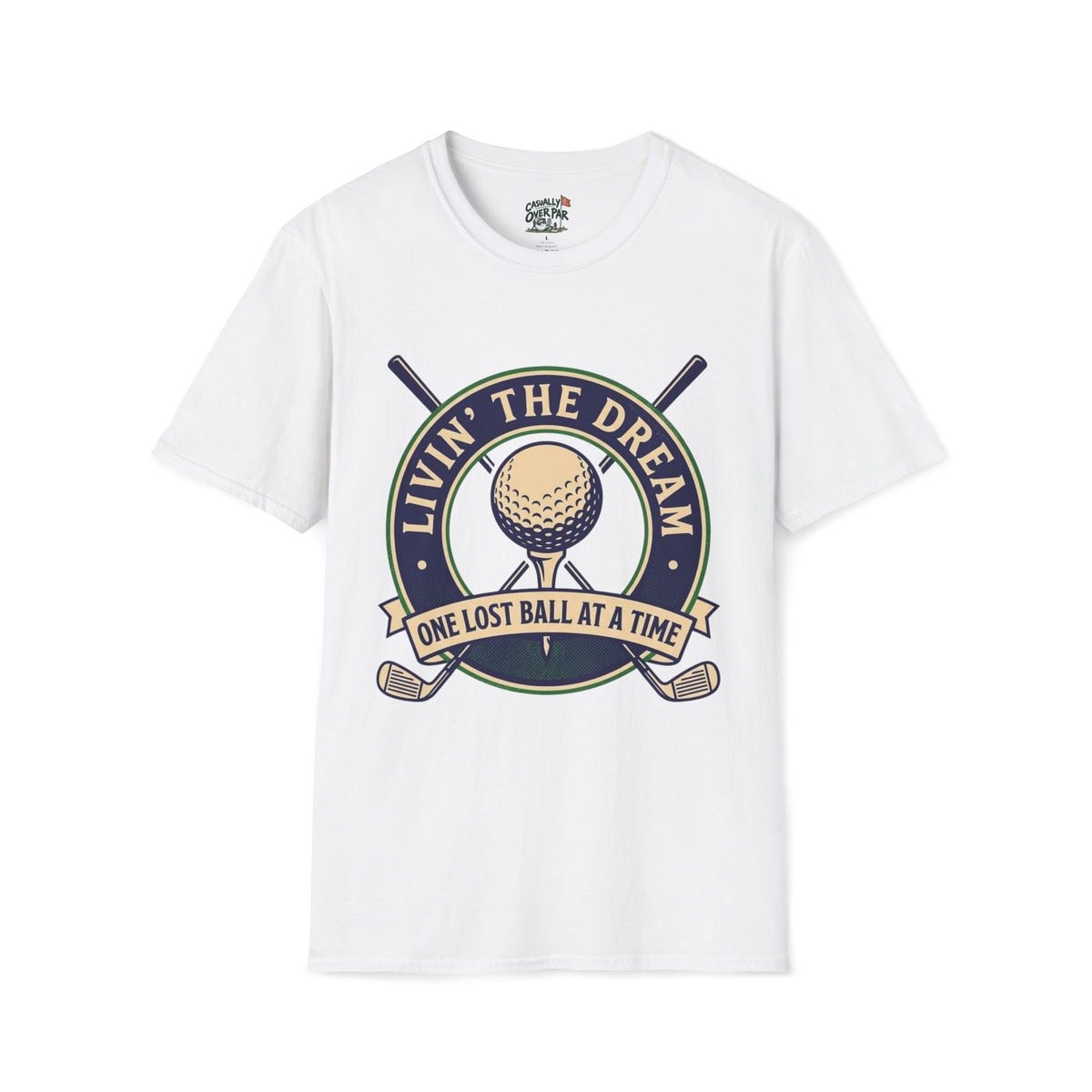 Living the Dream Golf Tee Shirt